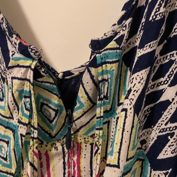 Anthropologie colorful sleeveless dress - Picture 5 of 6